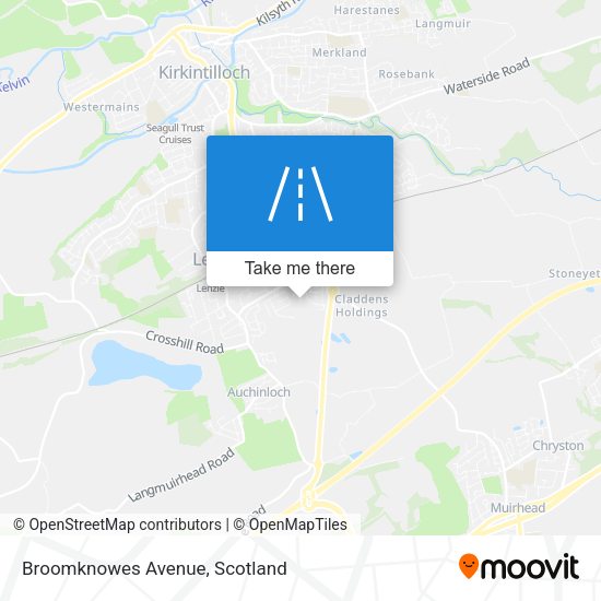 Broomknowes Avenue map