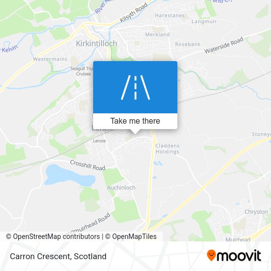 Carron Crescent map