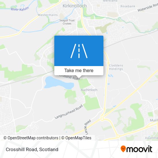 Crosshill Road map