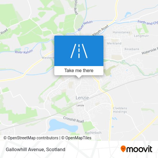 Gallowhill Avenue map