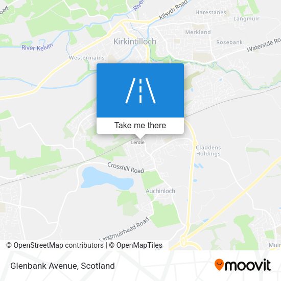Glenbank Avenue map