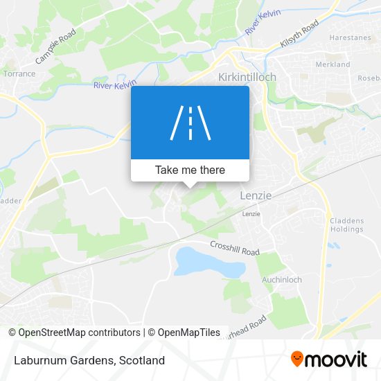 Laburnum Gardens map