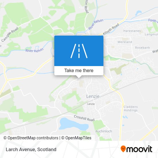 Larch Avenue map