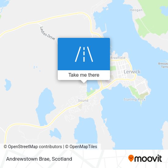 Andrewstown Brae map