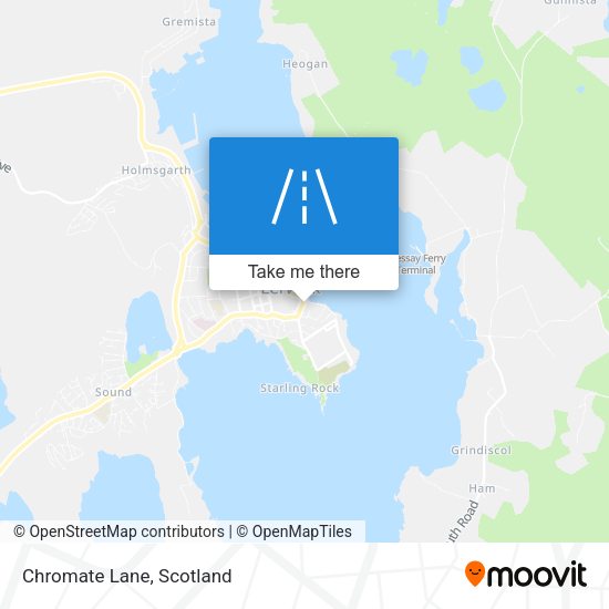Chromate Lane map
