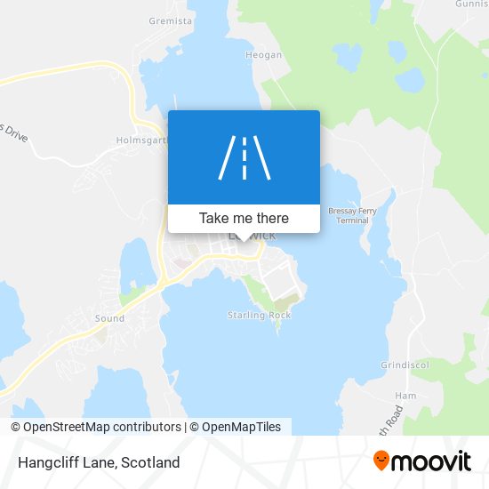 Hangcliff Lane map