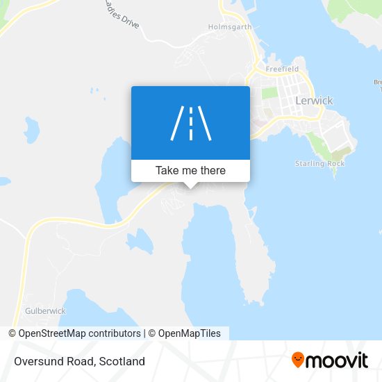 Oversund Road map