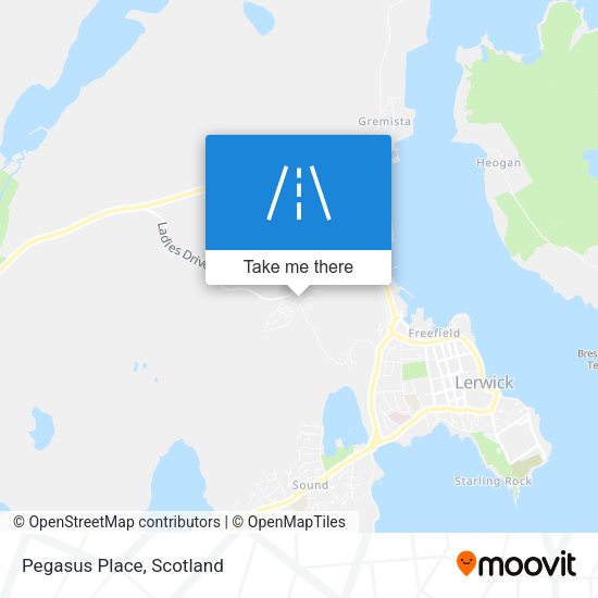 Pegasus Place map