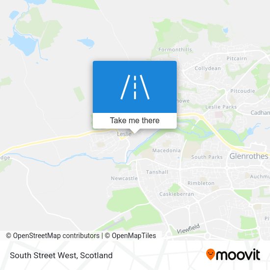 South Street West map