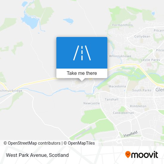 West Park Avenue map