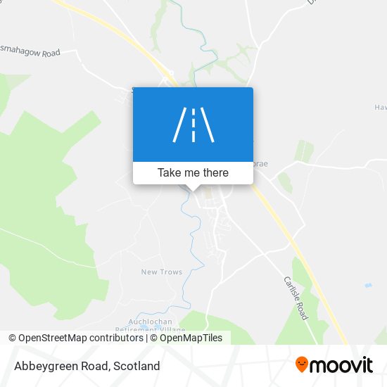 Abbeygreen Road map