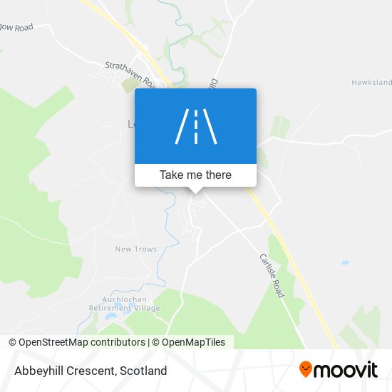 Abbeyhill Crescent map