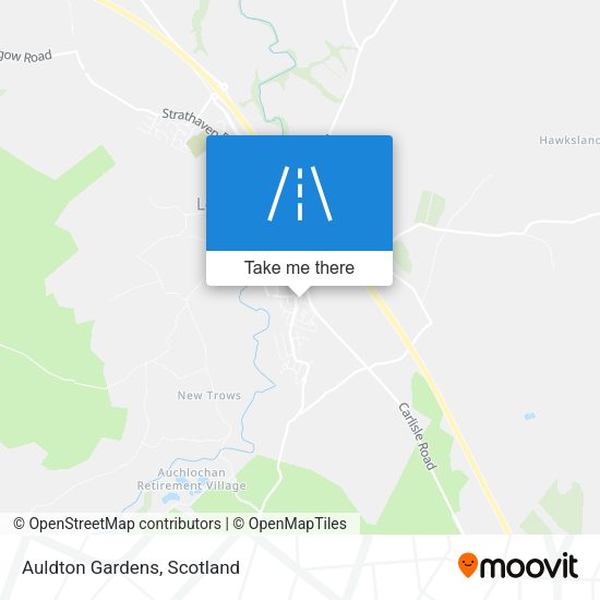 Auldton Gardens map