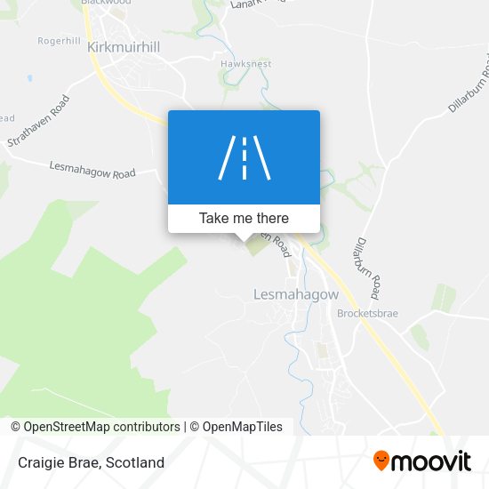 Craigie Brae map