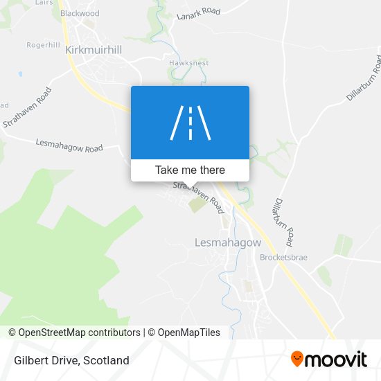 Gilbert Drive map