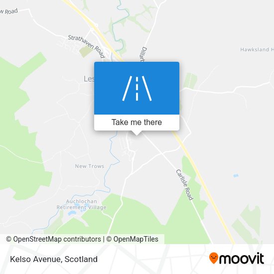 Kelso Avenue map