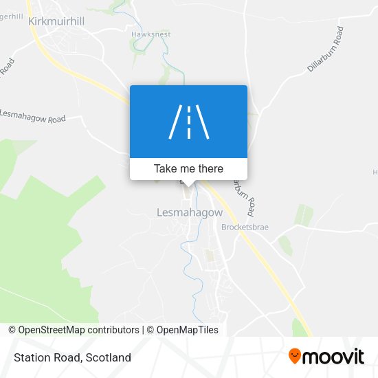 Station Road map