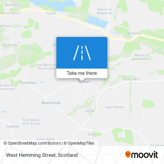 West Hemming Street map