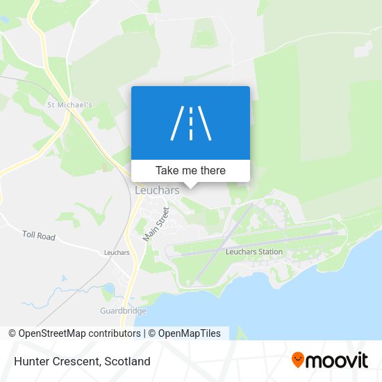 Hunter Crescent map