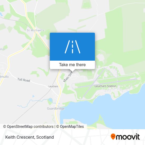 Keith Crescent map