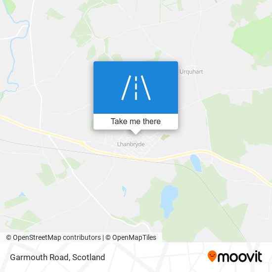 Garmouth Road map