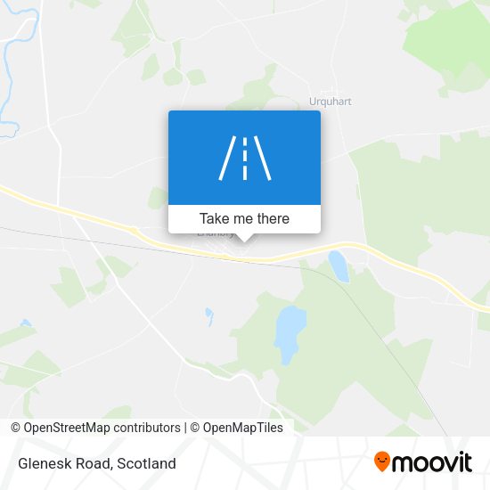 Glenesk Road map