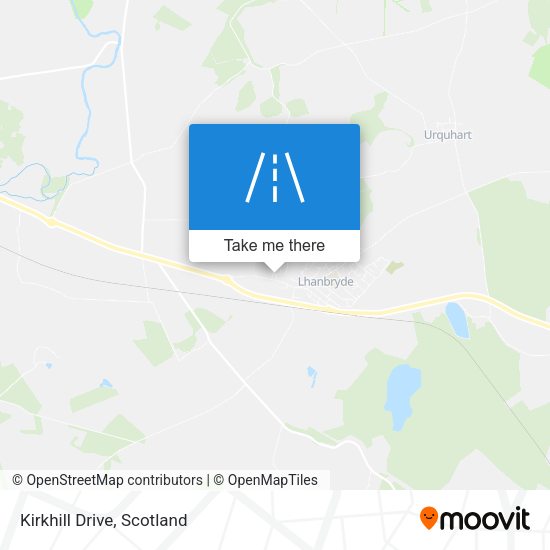 Kirkhill Drive map