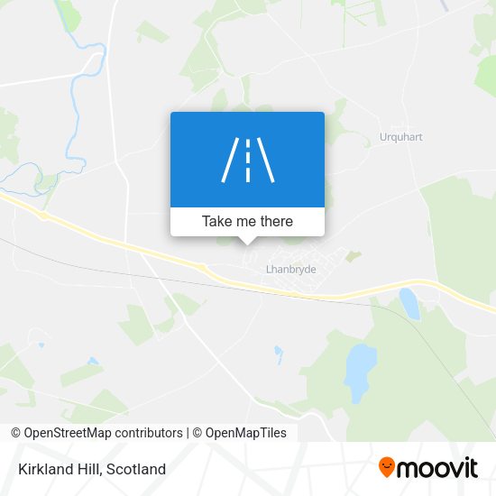 Kirkland Hill map