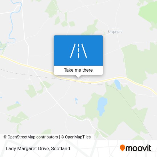 Lady Margaret Drive map