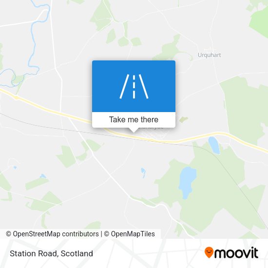 Station Road map