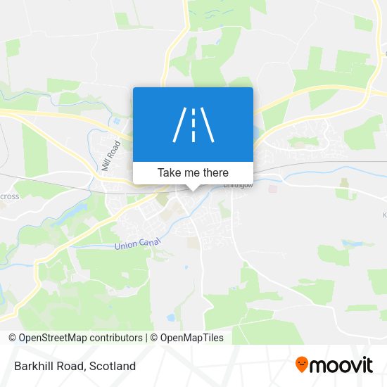 Barkhill Road map