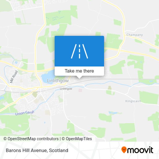 Barons Hill Avenue map