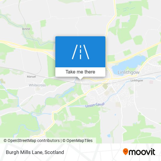 Burgh Mills Lane map