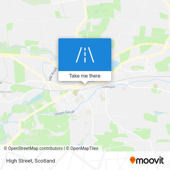 High Street map