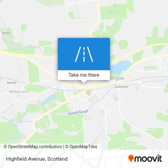 Highfield Avenue map