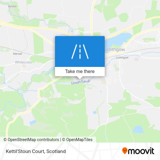 Kettil'Stoun Court map