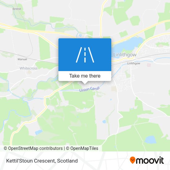 Kettil'Stoun Crescent map
