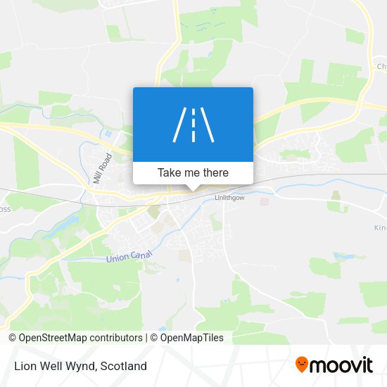Lion Well Wynd map