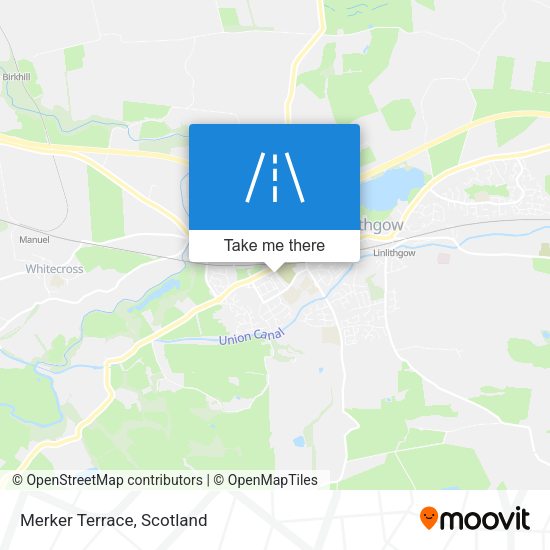 Merker Terrace map
