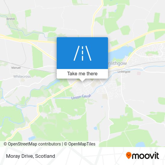 Moray Drive map