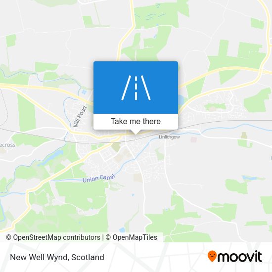 New Well Wynd map