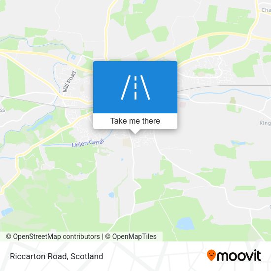 Riccarton Road map