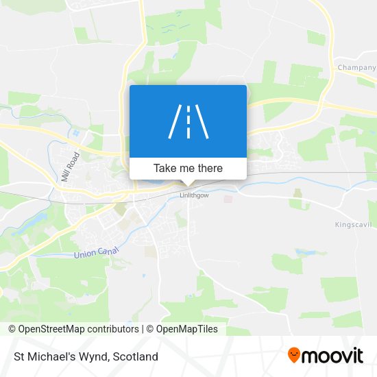 St Michael's Wynd map