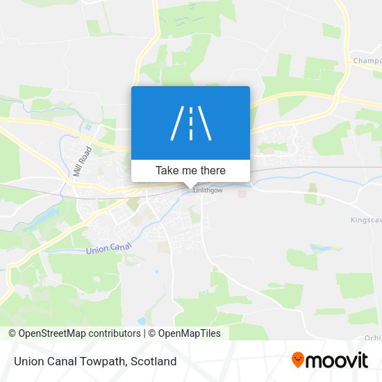 Union Canal Towpath map