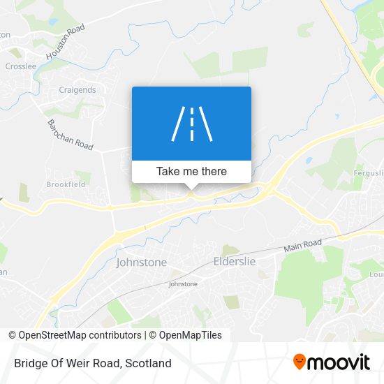 Bridge Of Weir Road map