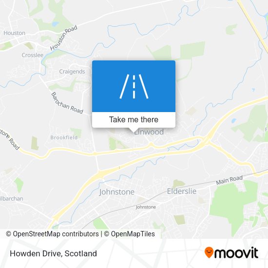 Howden Drive map