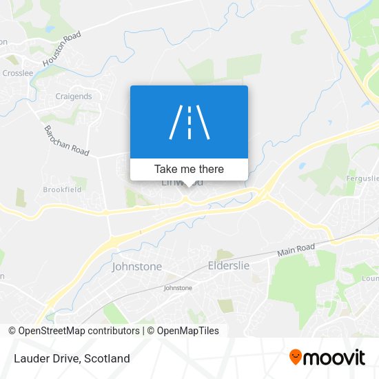 Lauder Drive map