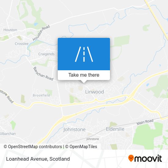Loanhead Avenue map