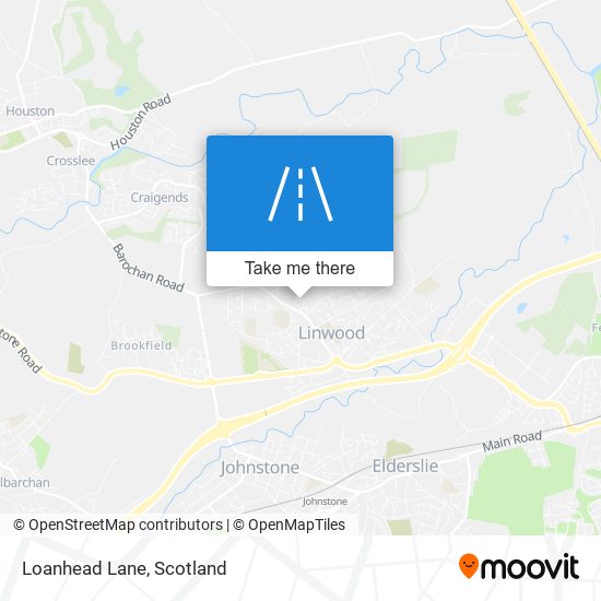 Loanhead Lane map