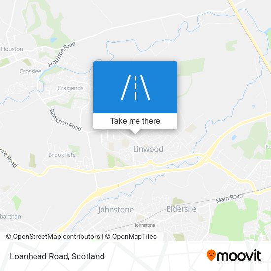 Loanhead Road map